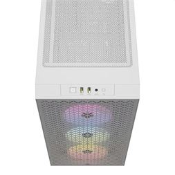 CORSAIR 3000D RGB fehér számítógépház