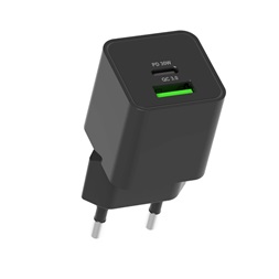 Cellect MTCB-PD30W-BK PD30W QC3.0 18W fekete hálózati töltő adapter