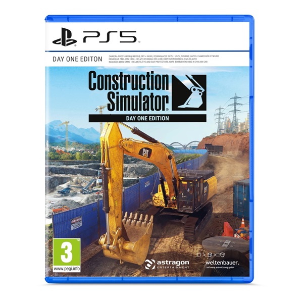 Construction Simulator Day One Edition PS5 játékszoftver