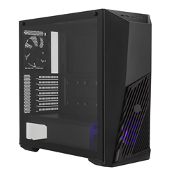 Cooler Master MASTERBOX K501L RGB fekete (táp nélküli) ablakos midi ATX ház