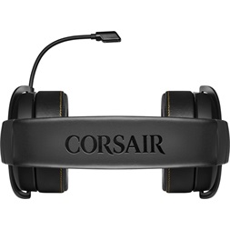 Corsair HS60 PRO Surround sárga gamer headset