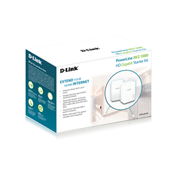 D-Link DHP-601AV AV2 1000 HD PowerLine Gigabit Starter Kit