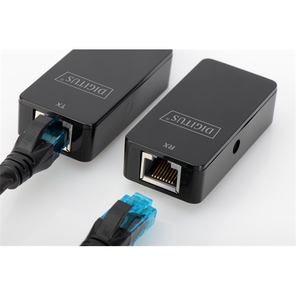 DIGITUS DA-70141 RJ45 - USB 2.0 50m fekete jeltovábbító