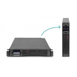 DIGITUS DN-170094 1500VA 1500W fekete online rack szünetmentes tápegység