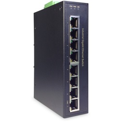 DIGITUS DN-651108 8port GbE DIN sínre szerelhető ipari switch