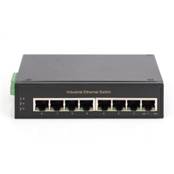 DIGITUS DN-651108 8port GbE DIN sínre szerelhető ipari switch