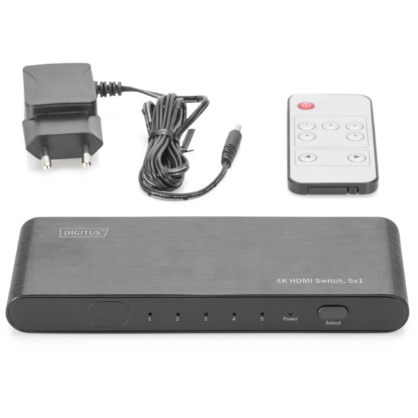 DIGITUS DS-45317 5 portos HDMI Switch