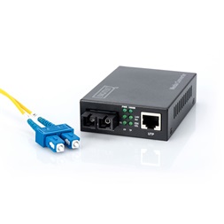 DIGITUS Gigabit SM 20km (RJ45-SC) média konverter