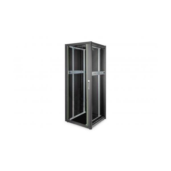 DIGITUS Rack Dynamic Basic 19" 42U 2040x800x800mm üvegajtós fekete álló rack szekrény