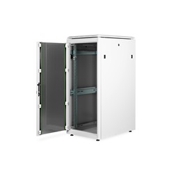 DIGITUS Rack Unique 19" 26U 1342x600x800mm üvegajtós szürke álló rack szekrény