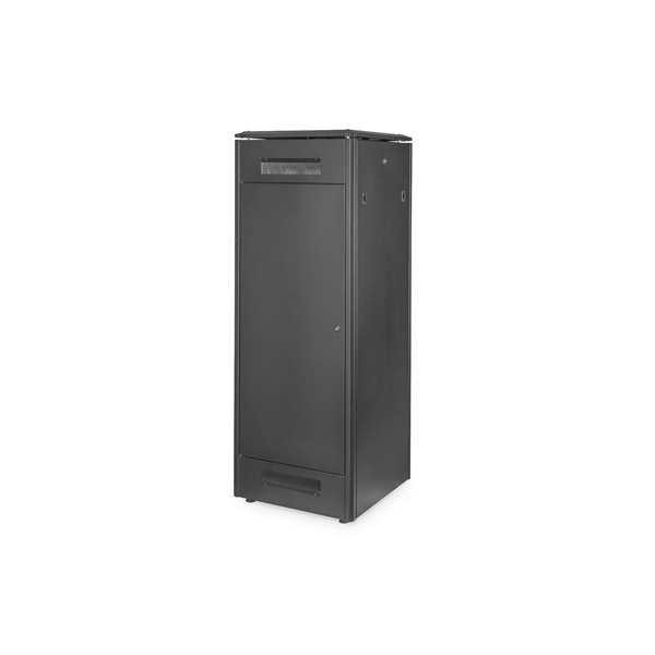 DIGITUS Rack Unique 19" 32U 1609x600x600mm üvegajtós fekete álló rack szekrény