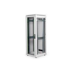 DIGITUS Rack Unique 19" 32U 1609x600x600mm üvegajtós szürke álló rack szekrény