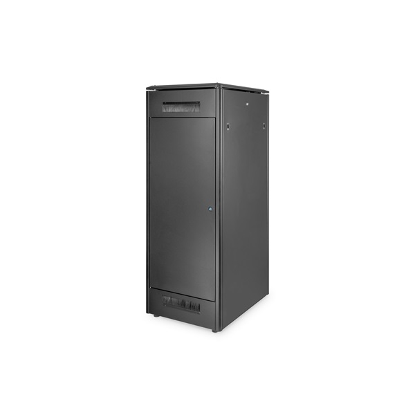 DIGITUS Rack Unique 19" 32U 1609x600x800mm üvegajtós fekete álló rack szekrény