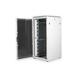 DIGITUS Rack Unique 19" 32U 1609x800x800mm üvegajtós szürke álló rack szekrény