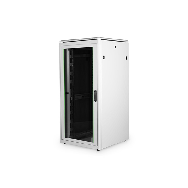 DIGITUS Rack Unique 19" 32U 1609x800x800mm üvegajtós szürke álló rack szekrény