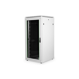 DIGITUS Rack Unique 19" 32U 1609x800x800mm üvegajtós szürke álló rack szekrény