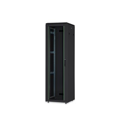 DIGITUS Rack Unique 19" 36U 1787x600x600mm üvegajtós fekete álló rack szekrény