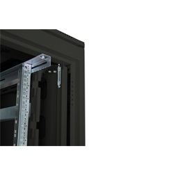 DIGITUS Rack Unique 19" 36U 1787x800x800mm üvegajtós fekete álló rack szekrény