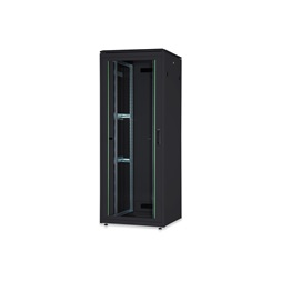 DIGITUS Rack Unique 19" 36U 1787x800x800mm üvegajtós fekete álló rack szekrény