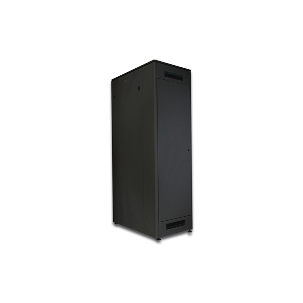 DIGITUS Rack Unique 19" 42U 2053x600x1000mm üvegajtós fekete álló rack szekrény