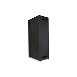 DIGITUS Rack Unique 19" 42U 2053x600x1000mm üvegajtós fekete álló rack szekrény