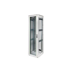 DIGITUS Rack Unique 19" 42U 2053x600x600mm üvegajtós szürke álló rack szekrény