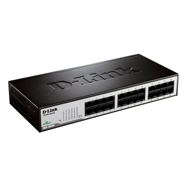 D-Link DES-1024D 24port FE LAN nem menedzselhető switch