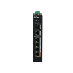 Dahua PFS3106-4ET-60-V2 1x 10/100(Hi-PoE/PoE+/PoE)+3x 10/100(PoE+/PoE)+1x gigabit uplink+1x SFP uplink, 60W PoE switch