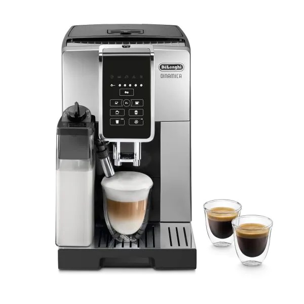 DeLonghi ECAM350.50.SB Dinamica ezüst tejhabosítóval automata kávéfőző