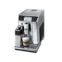 DeLonghi ECAM 650.75.MS PrimaDonna Elite ezüst tejhabosítóval automata kávéfőző