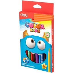 Deli Color Kids 12db-os színesceruza-készlet