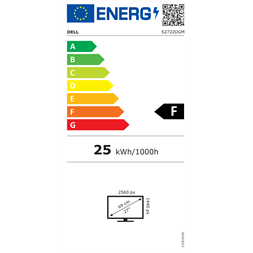 Dell 27" S2722DGM QHD HDMI/DP fekete LED monitor