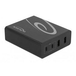 Delock 41440 2xUSB-C PD + 2xUSB-A 112W hálózati töltő