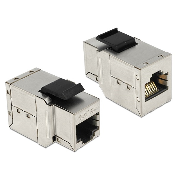 Delock 86166 RJ45 anya > RJ45 anya Cat.6 Keystone modul adapter