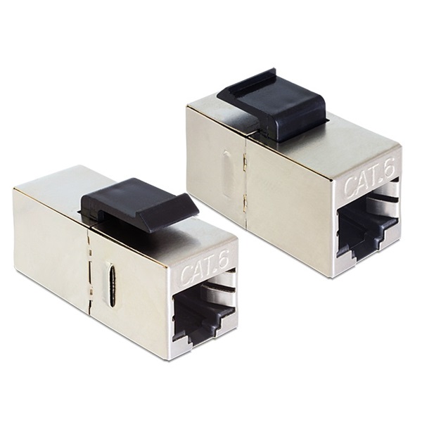 Delock 86210 RJ45 anya > RJ45 anya Cat.6 Keystone modul adapter