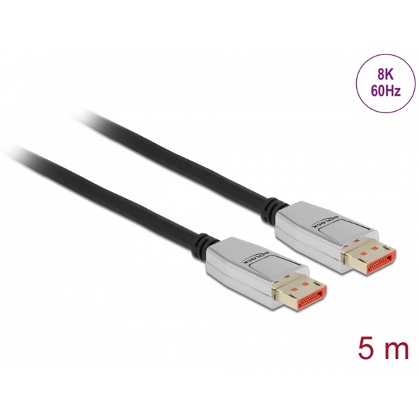 Delock 87043 5m DisplayPort 8K 60Hz kábel