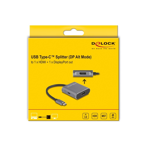 Delock 87867 USB C/HDMI/DP adapter