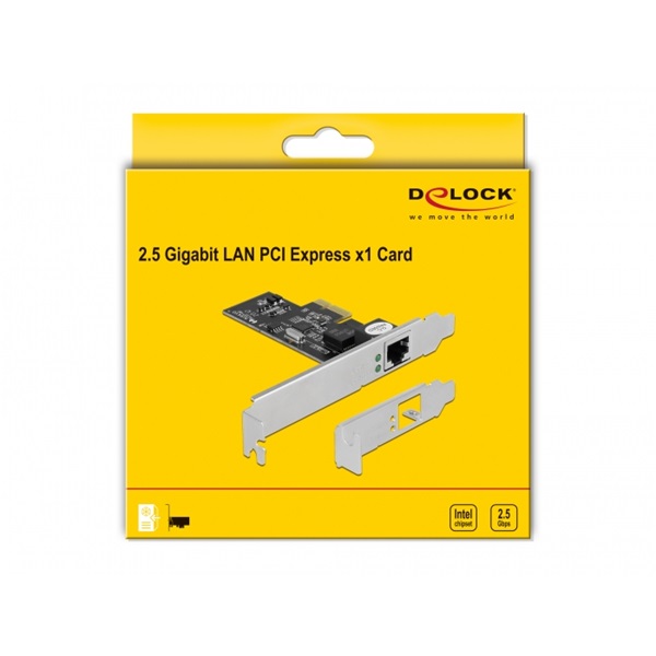 Delock 89598 2,5Gbps Gigabit LAN PCI Express x1 hálózati kártya