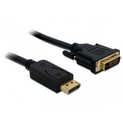 Delock 82591 Displayport - DVI 24+1 kábel, apa - apa 2,0m