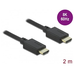 Delock 85388 Ultra nagy sebességű 48Gbps 8K 60Hz 2m HDMI kábel