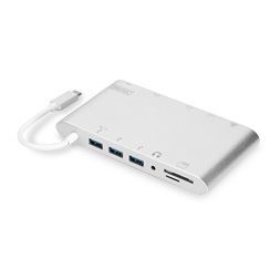 Digitus DA-70861 USB-C 11 portos univerzális notebook dokkoló állomás