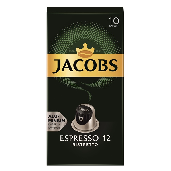 Douwe Egberts Jacobs Espresso Ristretto Nespresso kompatibilis 10 db kávékapszula