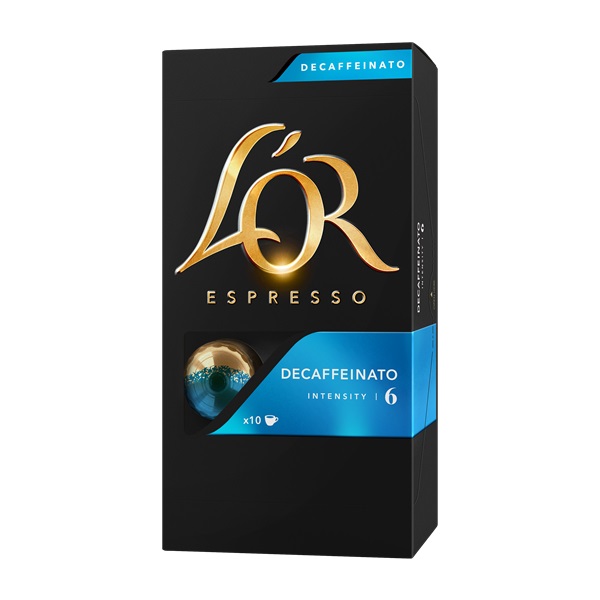 Douwe Egberts L`OR Decaffeinato Nespresso kompatibilis 10 db kávékapszula