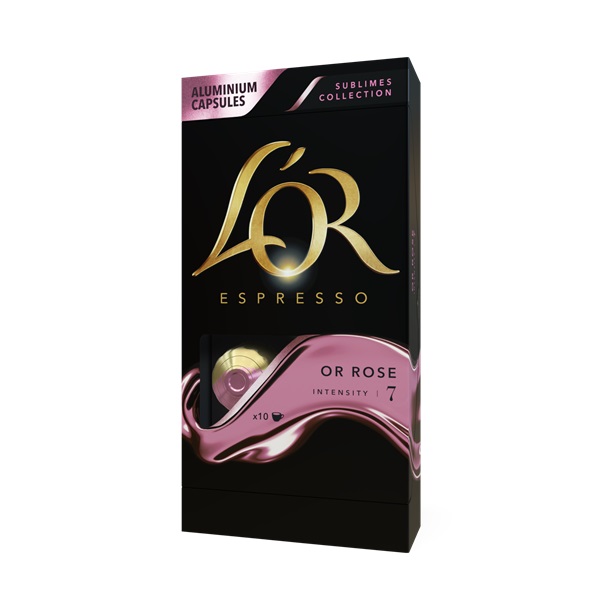 Douwe Egberts L`OR Sublimes Or Rose Nespresso kompatibilis 10 db kávékapszula