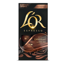 Douwe Egberts L`OR csokoládé Nespresso kompatibilis 10db kávékapszula