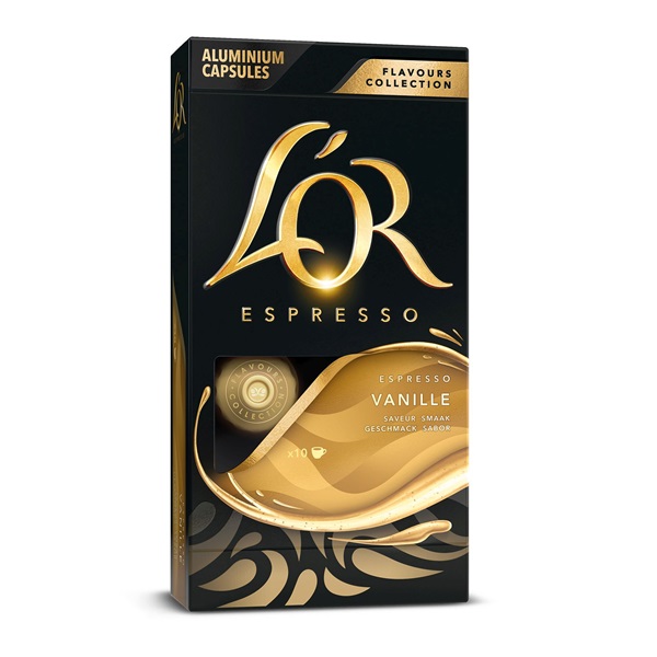 Douwe Egberts L`OR vanília Nespresso kompatibilis 10db kávékapszula