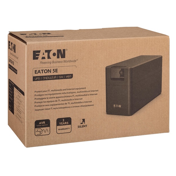 EATON 5E Gen2 5E700D DIN 360W fekete szünetmentes tápegység