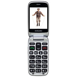 EVOLVEO EASYPHONE EP771-FS 2,8" fekete mobiltelefon