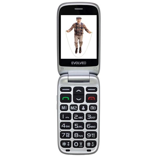 EVOLVEO EASYPHONE EP771-FS 2,8" piros mobiltelefon