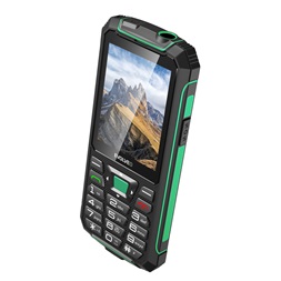 EVOLVEO Strongphone W4 2,8" DualSIM fekete/zöld mobiltelefon